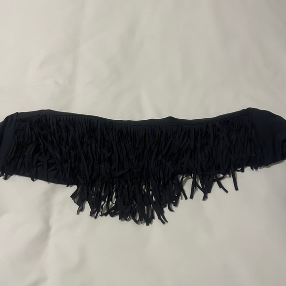 Fringe Black Bikini Top - Picture 2 of 2